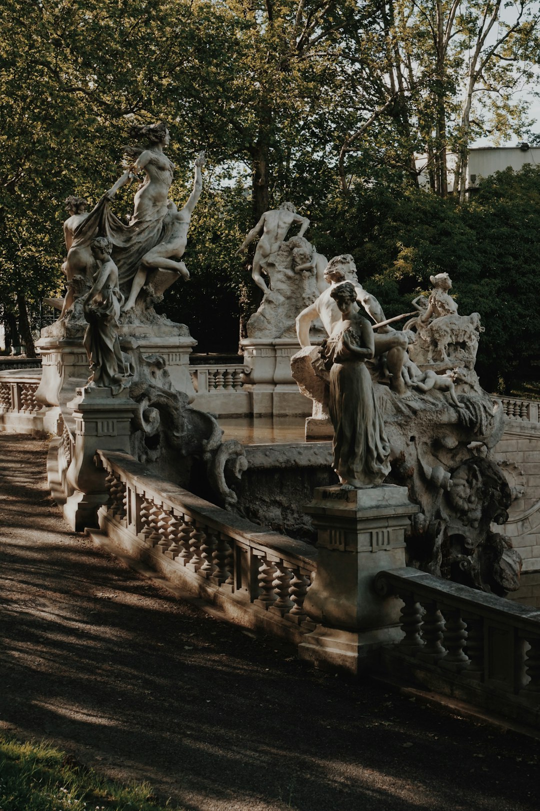 Fontana dei dodici mesi, Torino, Italia.